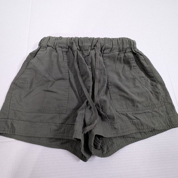 Lily Clothing Shorts Women's Small Olive Green Pull On Drawstring and Pockets - Picture 1 of 7